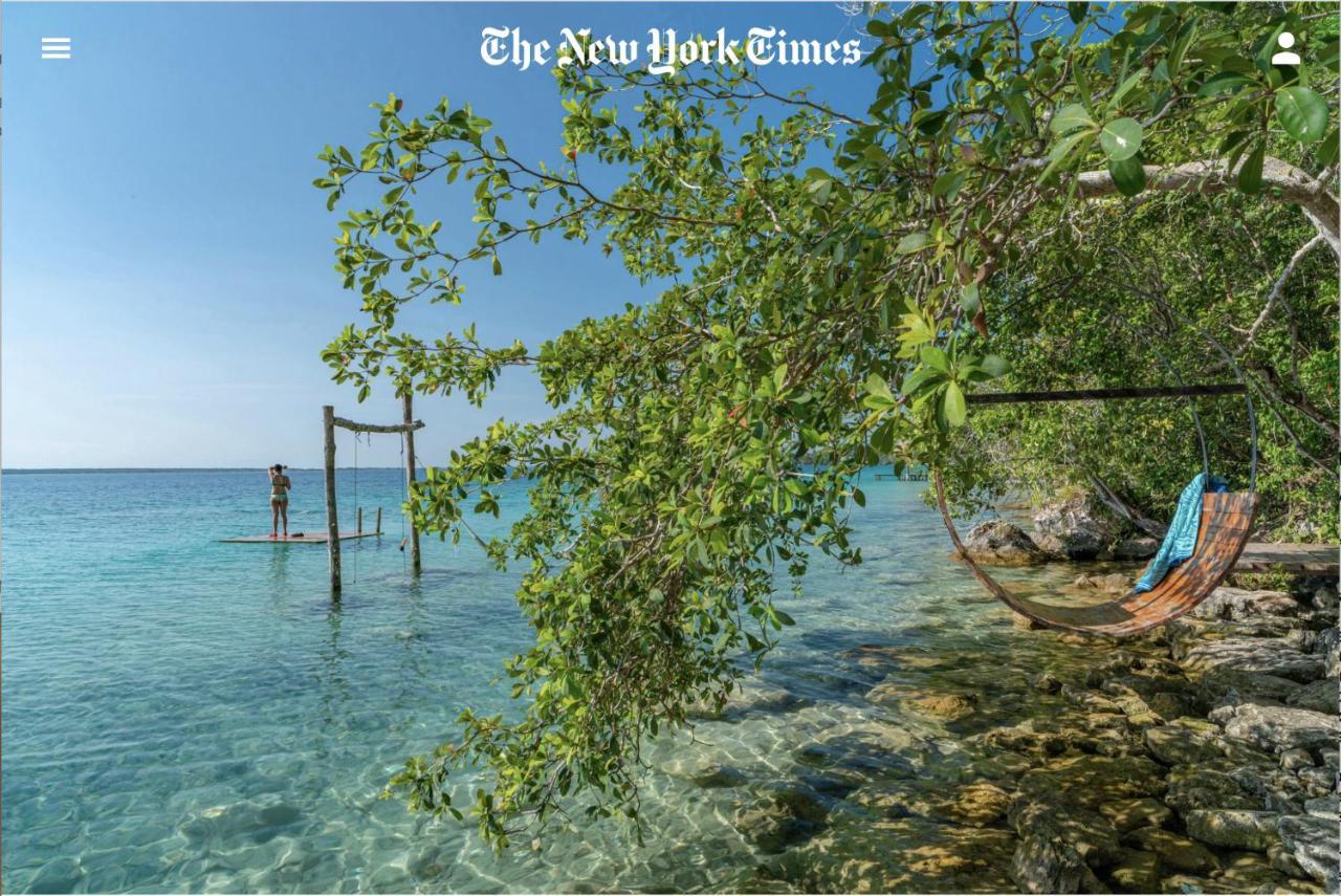 Azul Nomeolvides Bacalar - Guests Only Villa Exteriör bild