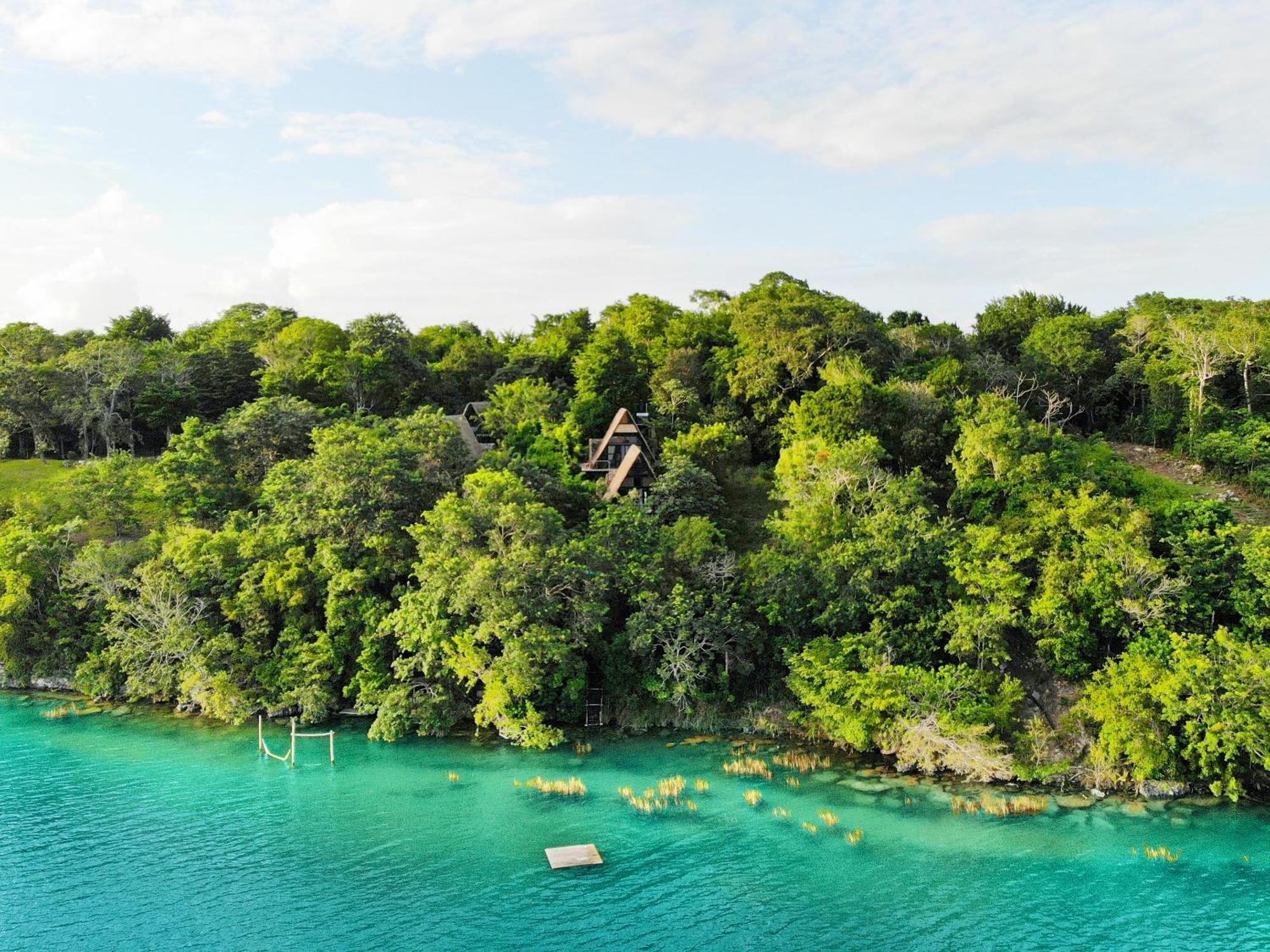 Azul Nomeolvides Bacalar - Guests Only Villa Exteriör bild